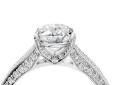 White gold Oval Cut Diamond Pave Band with Four-Prong Setting_38