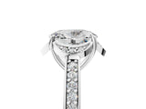 White gold Oval Cut Halo Diamond Ring with Channel Set Band and Four-Prong Setting_37