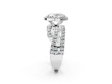 White gold Oval Cut Halo Split Shank Prong Setting Ring_14