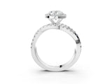 White gold Oval Cut Halo Split Shank Prong Setting Ring_15