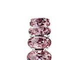 White gold Oval Cut Morganite Eternity Band with Shared Prong Setting_5