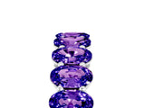 White gold Oval Cut Tanzanite Eternity Band with Shared Prong Setting_5