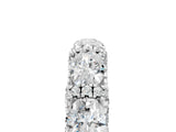 White gold Oval Diamond Eternity Wedding Band with Round Diamond Accents_5