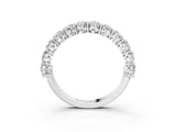 White gold Oval Diamond Prong-Set Eternity Band_24