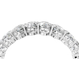 White gold Oval Diamond Prong-Set Eternity Band_25