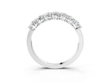 White gold Oval Diamond Shared Prong Eternity Band_24