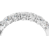 White gold Oval Diamond Shared Prong Eternity Band_25