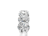 White gold Oval Diamond Shared Prong Eternity Band_26