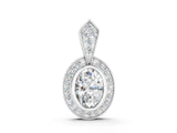 White gold Oval Halo Pavé Diamond Pendant_27