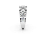 White gold Oval Halo Pave Diamond Engagement Ring with Milgrain Detailing_51