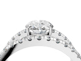 White gold Oval Solitaire Split Shank Pave Diamond Ring_53