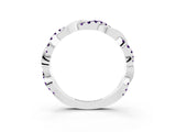 White gold Pavé Round Amethyst Twist Eternity Band with Shared Prong Setting_33