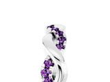 White gold Pavé Round Amethyst Twist Eternity Band with Shared Prong Setting_35