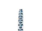 White gold Pavé Round Aquamarine Half Eternity Band with Shared Prong Setting_11