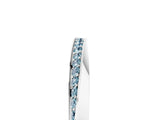 White gold Pavé Round Aquamarine Twist Band_32
