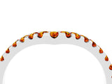 White gold Pavé Round Citrine Chevron Band with Shared Prong Setting_10