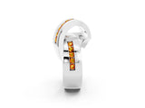 White gold Pavé Round Citrine Crossover Band with Channel Setting_8