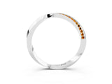 White gold Pavé Round Citrine Twist Band_15
