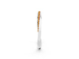 White gold Pavé Round Citrine Twist Band_8