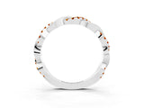 White gold Pavé Round Citrine Twist Eternity Band with Shared Prong Setting_54