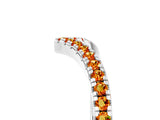 White gold Pavé Round Citrine V-Shaped Chevron Band with Shared Prong Setting_11