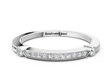White gold Pavé Round Diamond Bar Station Ring with Channel Setting_29