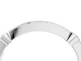 White gold Pavé Round Diamond Bar Station Ring with Channel Setting_33