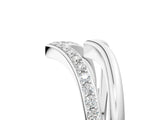 White gold Pavé Round Diamond Chevron Band with Channel Setting_29