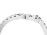 White gold Pavé Round Diamond Chevron Band with Prong Setting_27
