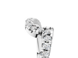 White gold Pavé Round Diamond Chevron Band with Prong Setting_28
