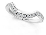 White gold Pavé Round Diamond Contour Band with Shared Prong Setting_13