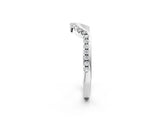 White gold Pavé Round Diamond Contour Band with Shared Prong Setting_14