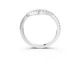 White gold Pavé Round Diamond Contour Band with Shared Prong Setting_15