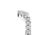 White gold Pavé Round Diamond Contour Band with U-Prong Setting_17