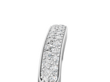 White gold Pavé Round Diamond Contour Band_17