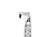 White gold Pavé Round Diamond Contour Milgrain Band_17