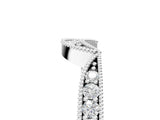 White gold Pavé Round Diamond Contour Milgrain Band_29