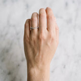 White gold Pavé Round Diamond Curved Band with Micro Prong Setting_12