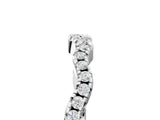 White gold Pavé Round Diamond Curved Eternity Band_17
