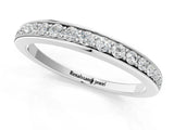 White gold Pavé Round Diamond Eternity Band with Channel Setting_13
