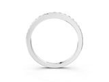 White gold Pavé Round Diamond Eternity Band with Channel Setting_15