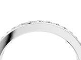 White gold Pavé Round Diamond Eternity Band with Channel Setting_16