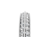 White gold Pavé Round Diamond Milgrain Eternity Band_34