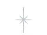 White gold Pavé Round Diamond Starburst Pendant with Prong Setting_27