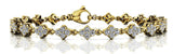 White gold Pavé Round Diamond Tennis Bracelet with Four-Prong Setting 1
