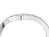 White gold Pavé Round Diamond Twist Band with Channel Setting_10