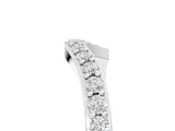 White gold Pavé Round Diamond Twist Band with Channel Setting_11