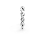 White gold Pavé Round Diamond Twist Eternity Band with Shared Prong Setting_65