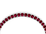 White gold Pavé Round Garnet Channel Set Band_22