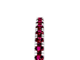 White gold Pavé Round Garnet Half Eternity Band with Shared Prong Setting_11